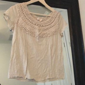 Meadow Rue Woven Detailed Top